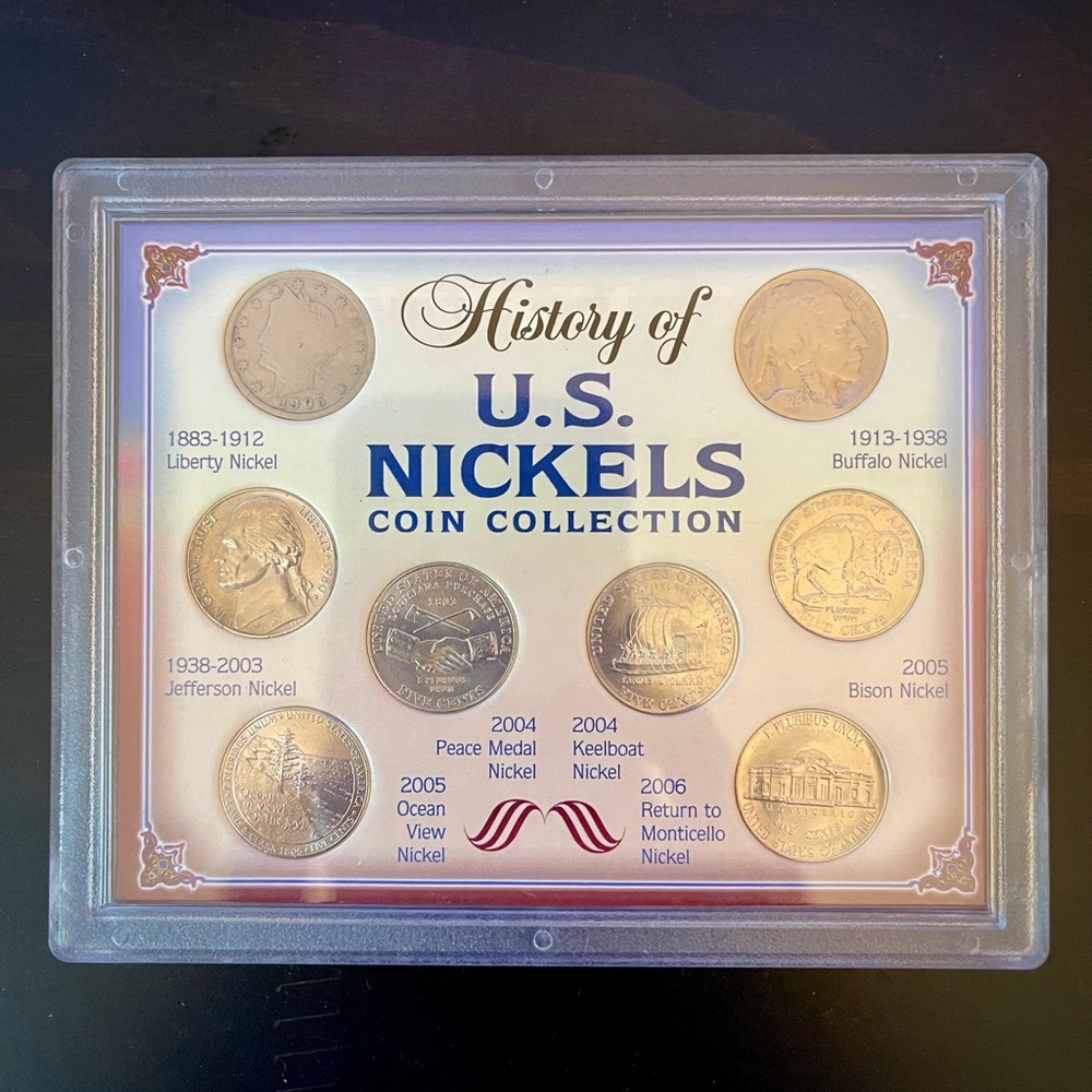 History of U.S. Nickels Coin Collection